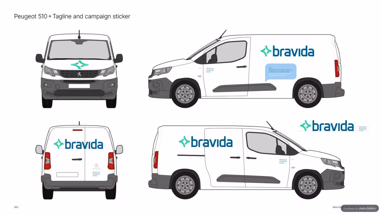 Bravida Brand Guidelines 2021, slide 73
