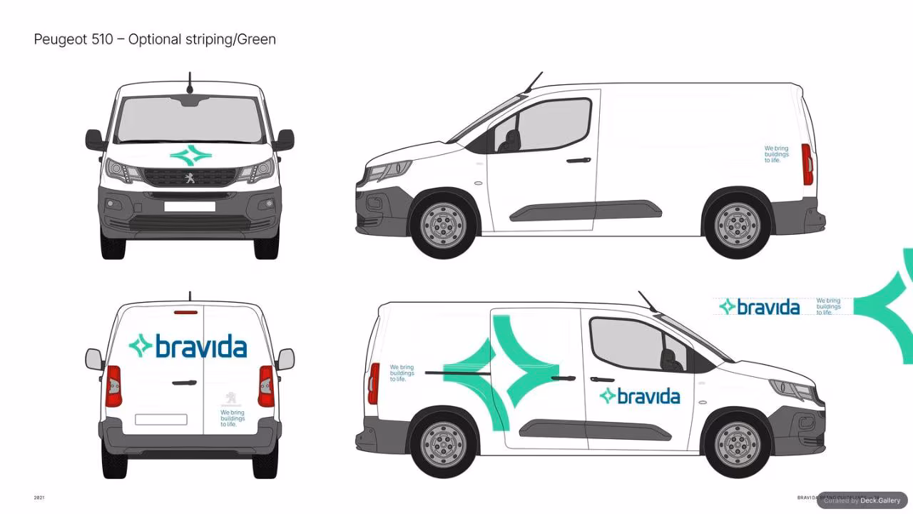 Bravida Brand Guidelines 2021, slide 74