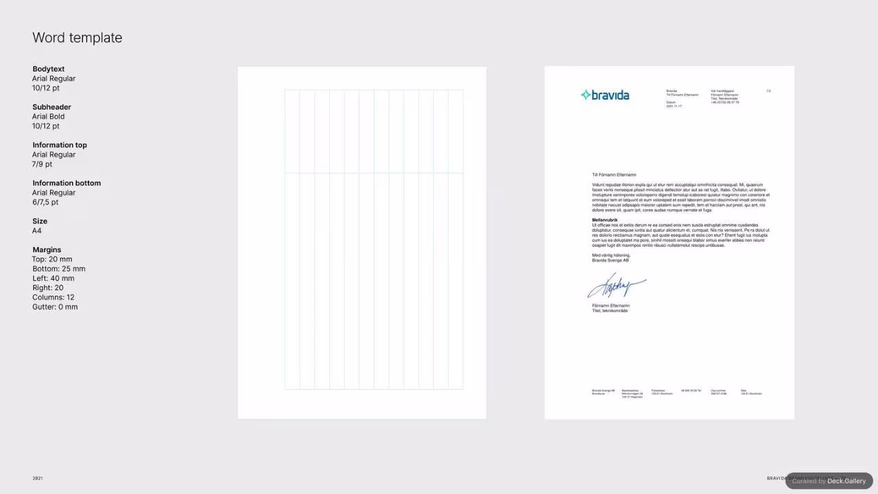 Bravida Brand Guidelines 2021, slide 79