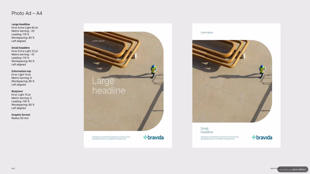 Bravida Brand Guidelines 2021, slide 83