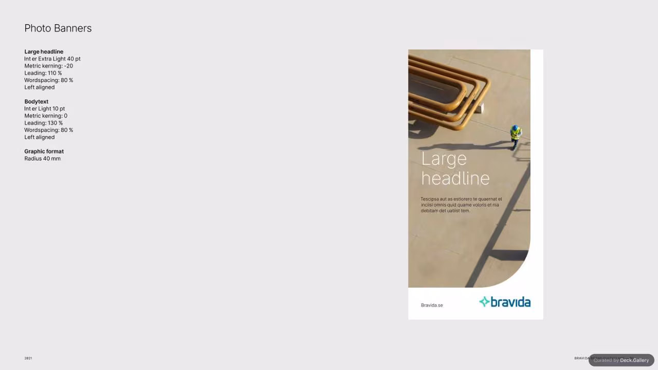 Bravida Brand Guidelines 2021, slide 90