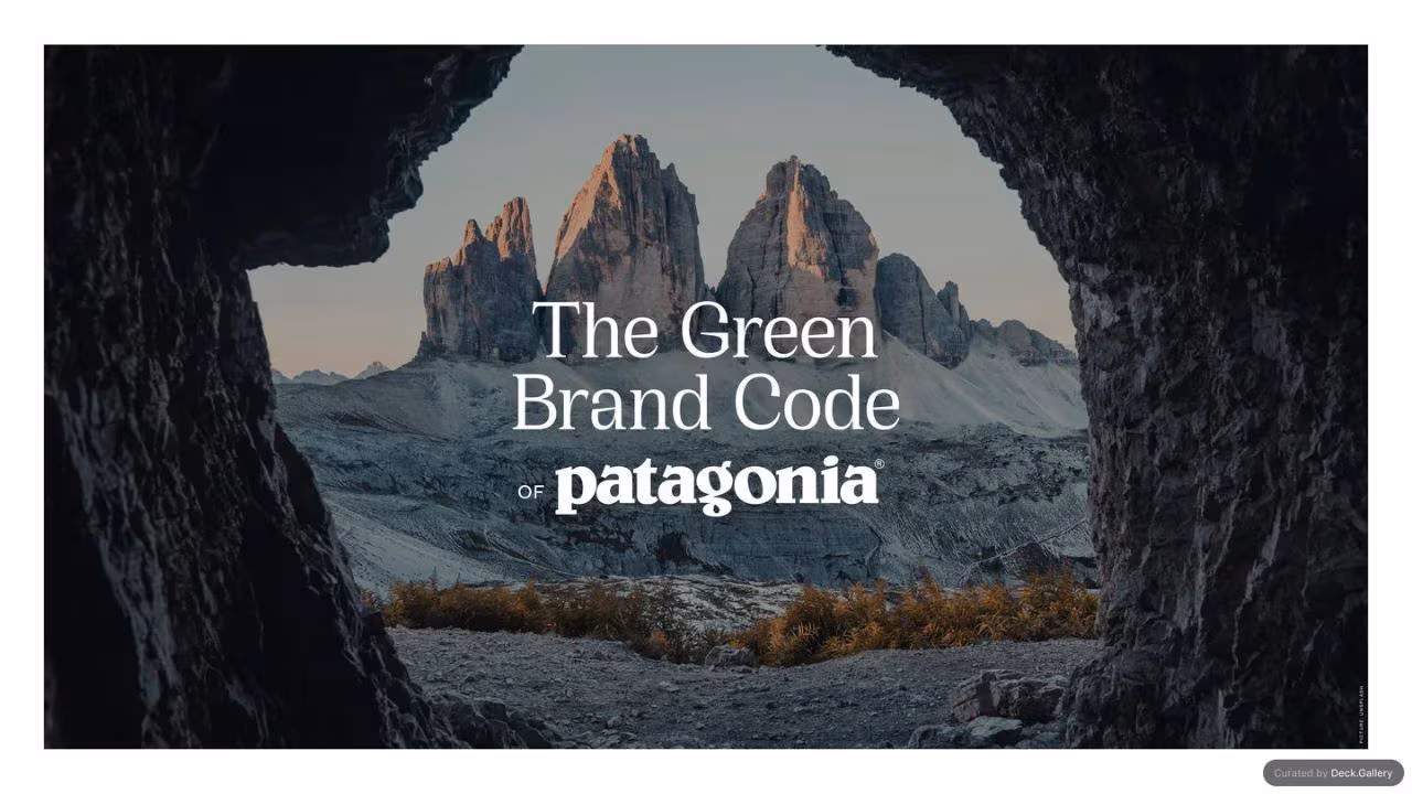 Building a Brand Like Patagonia, slide 8