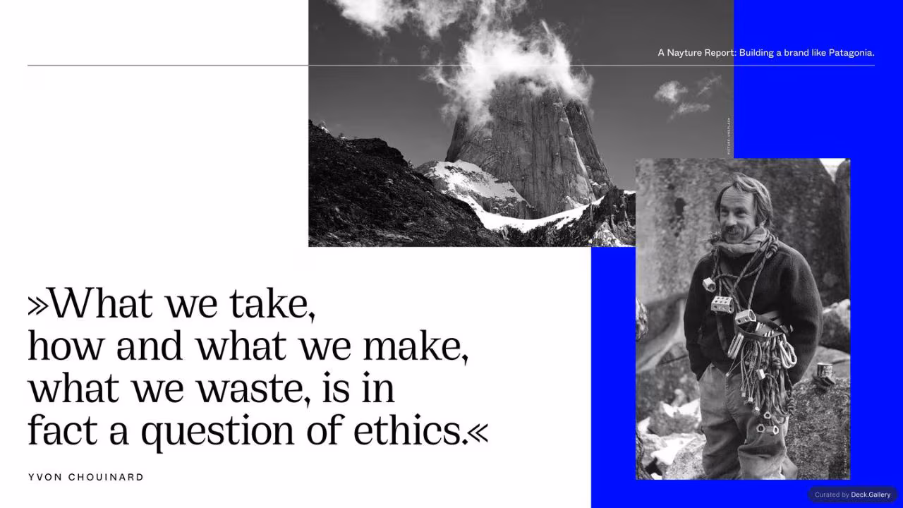 Building a Brand Like Patagonia, slide 13