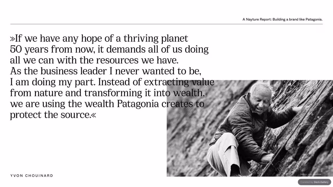 Building a Brand Like Patagonia, slide 18