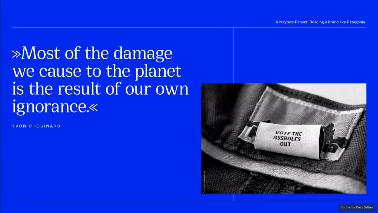 Building a Brand Like Patagonia, slide 20
