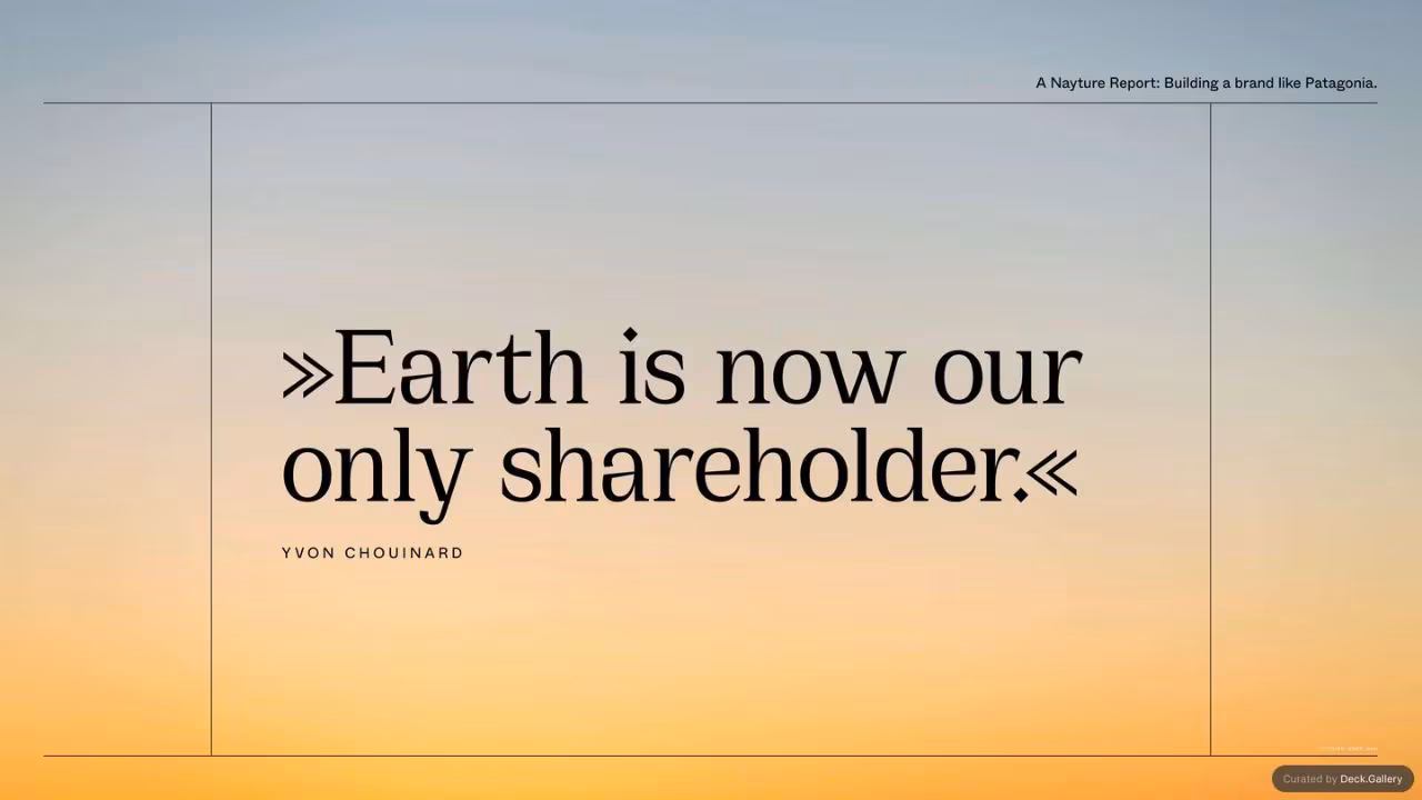 Building a Brand Like Patagonia, slide 26
