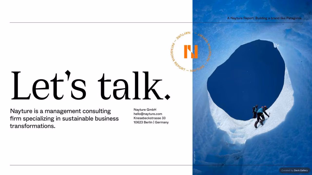 Building a Brand Like Patagonia, slide 28