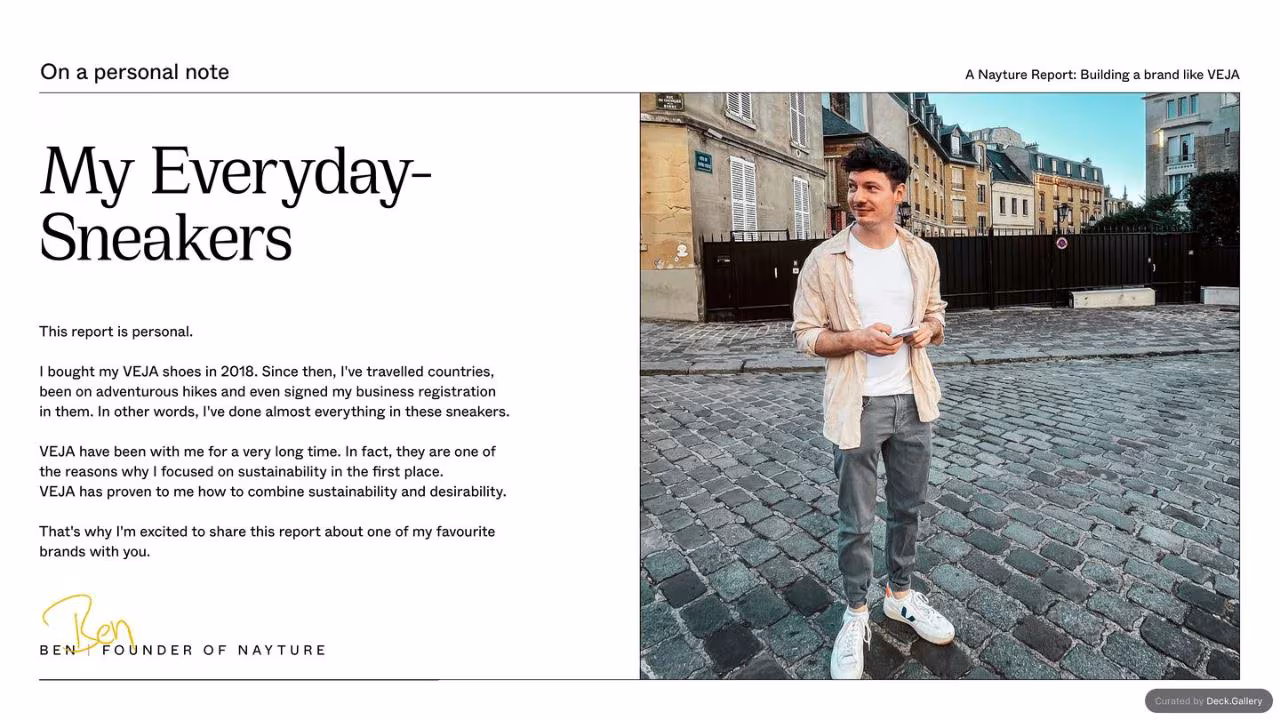 Building a Brand Like VEJA, slide 2