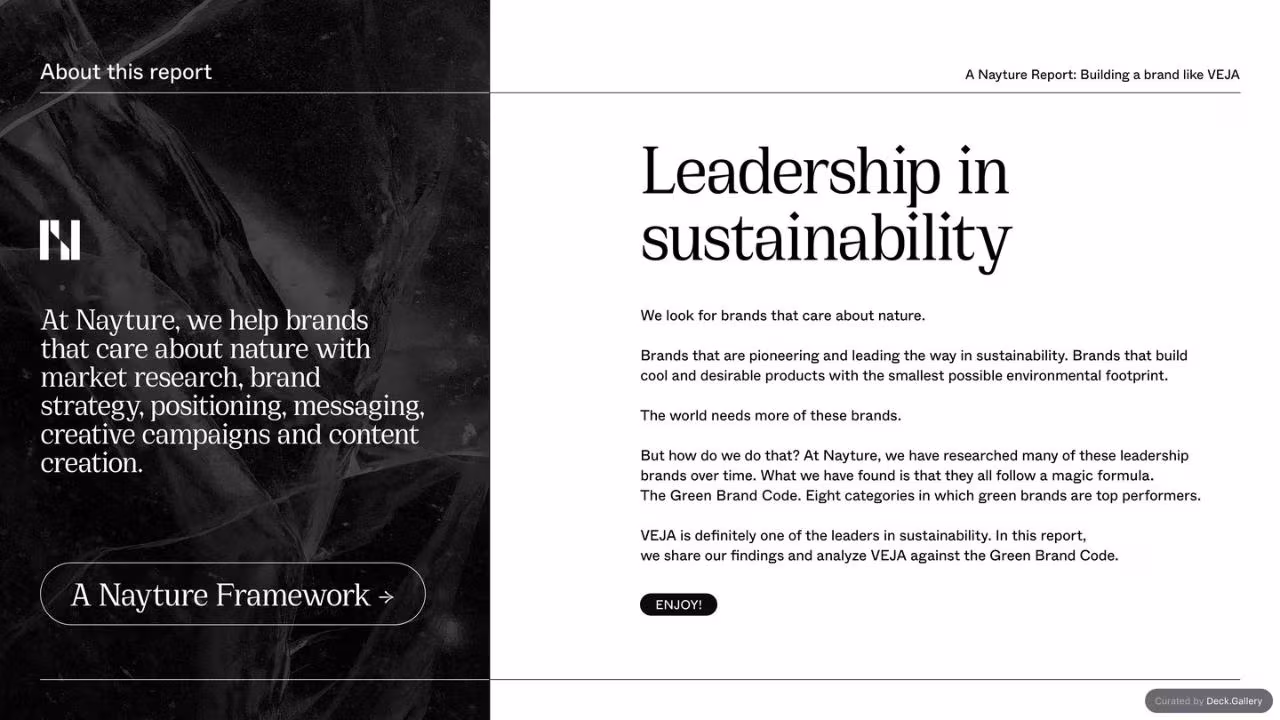 Building a Brand Like VEJA, slide 3