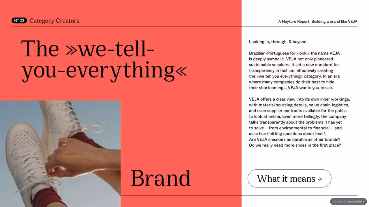 Building a Brand Like VEJA, slide 12