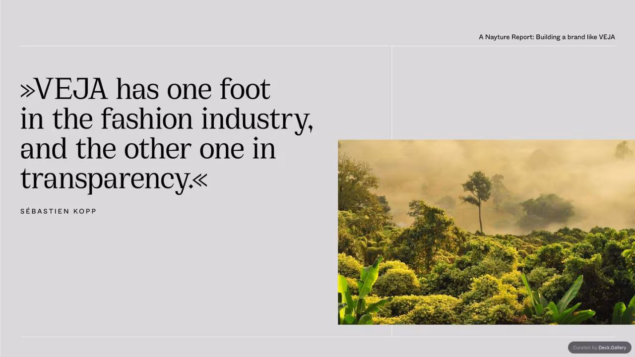 Building a Brand Like VEJA, slide 14