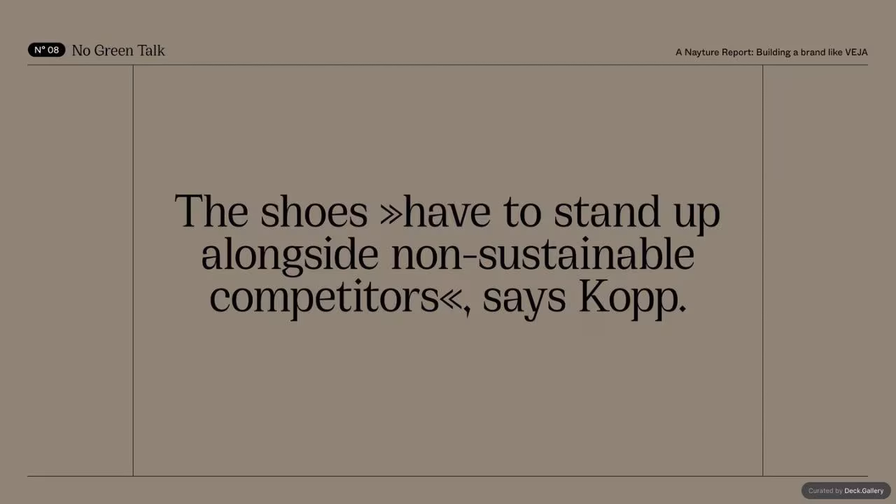 Building a Brand Like VEJA, slide 28