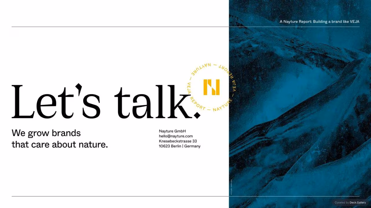 Building a Brand Like VEJA, slide 35