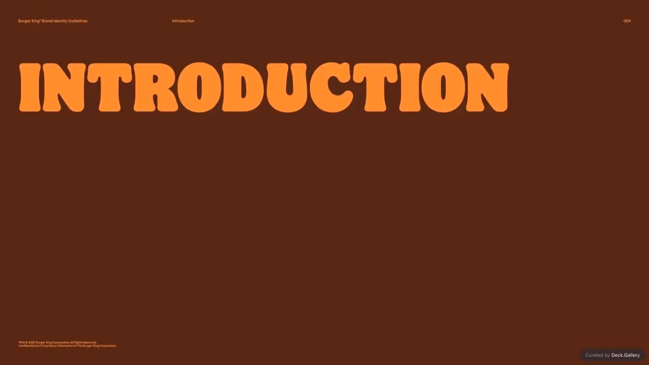 Burger King Brand Guidelines 2024, slide 4
