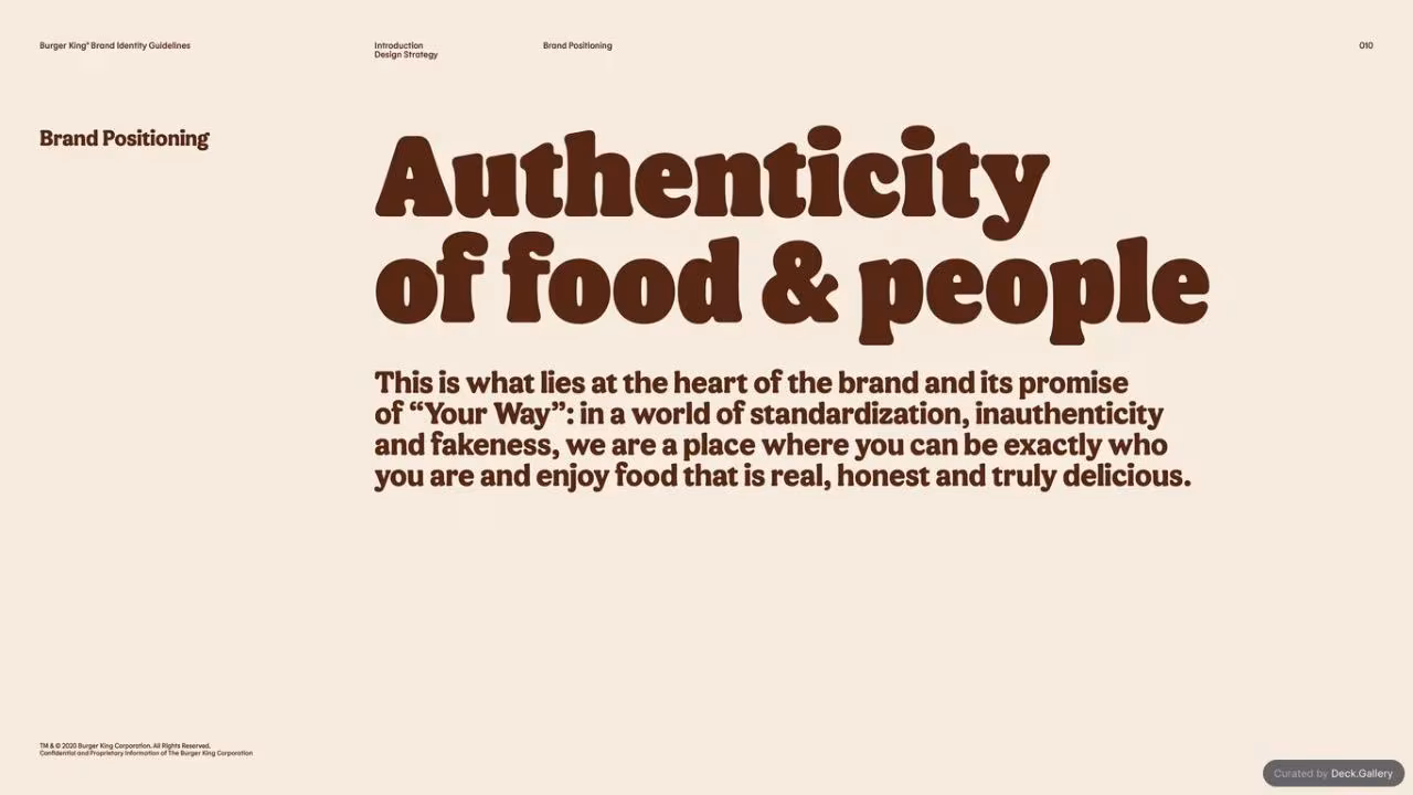 Burger King Brand Guidelines 2024, slide 10