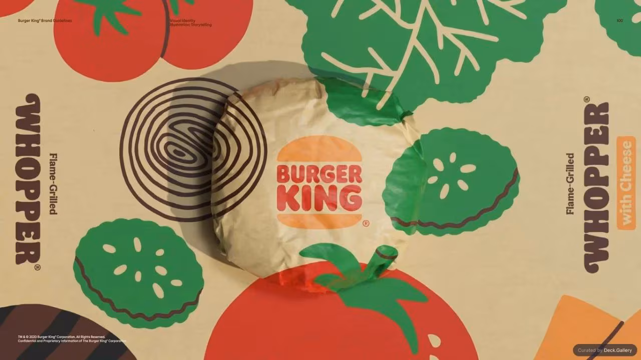 Burger King Brand Guidelines 2024, slide 100