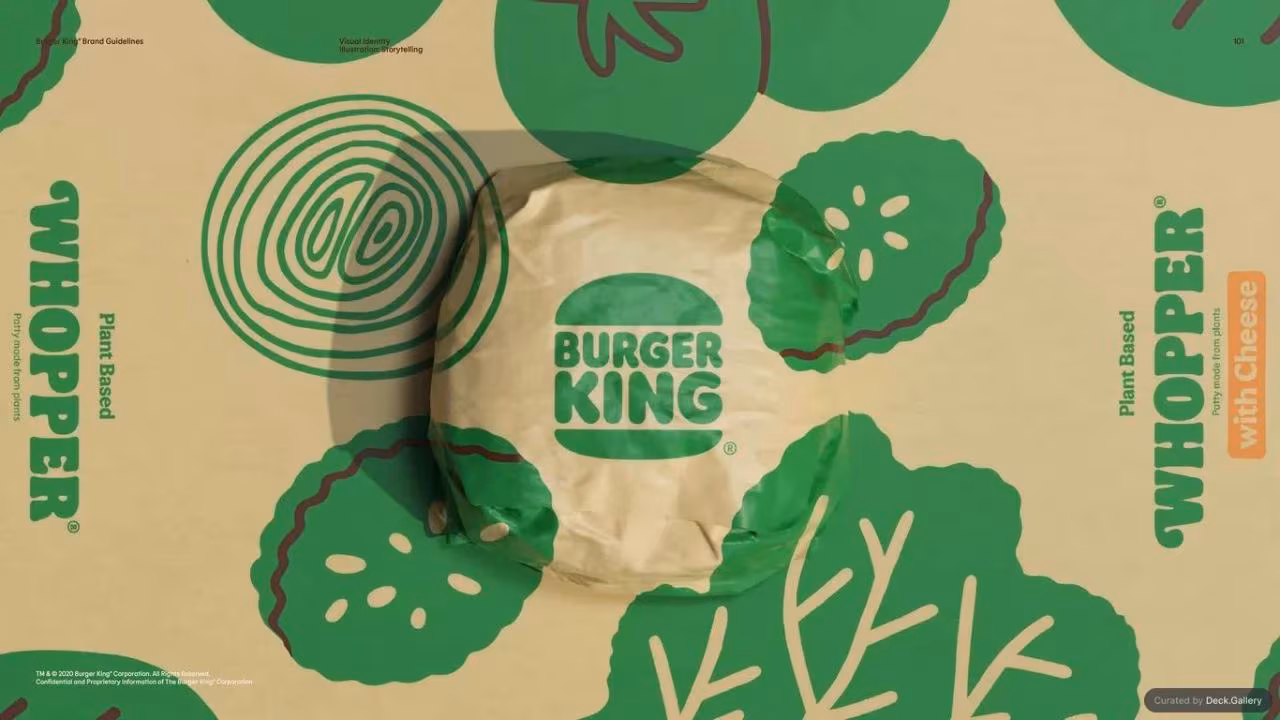 Burger King Brand Guidelines 2024, slide 101