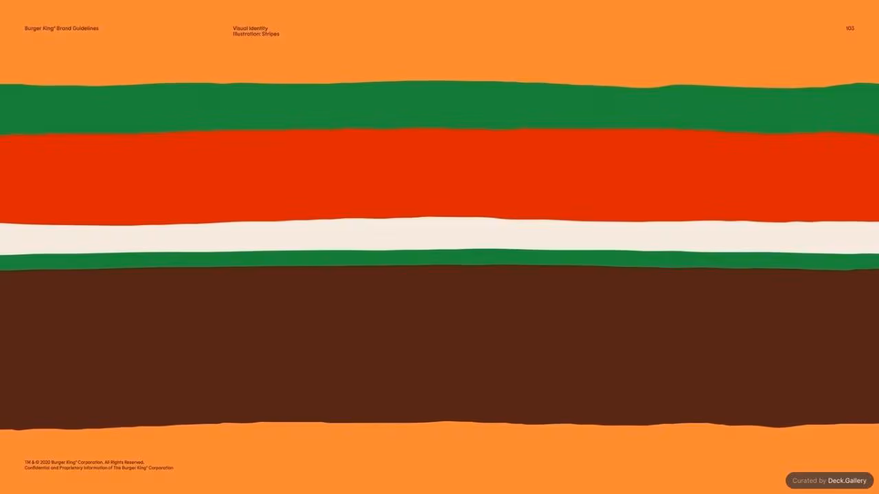 Burger King Brand Guidelines 2024, slide 103