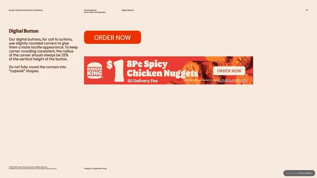 Burger King Brand Guidelines 2024, slide 117
