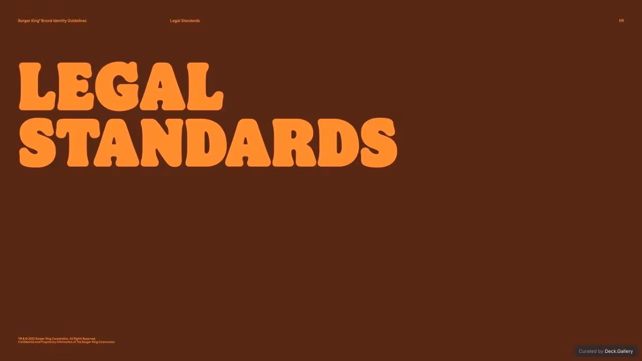 Burger King Brand Guidelines 2024, slide 119