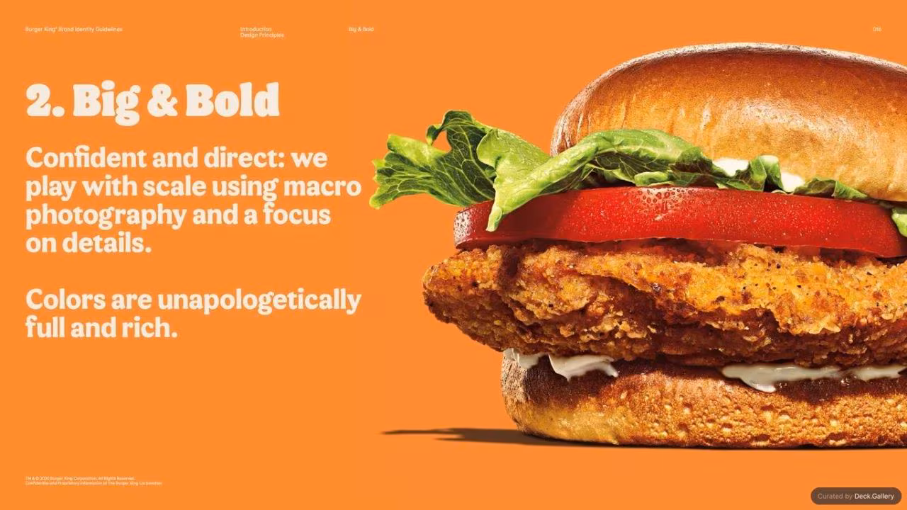 Burger King Brand Guidelines 2024, page 16