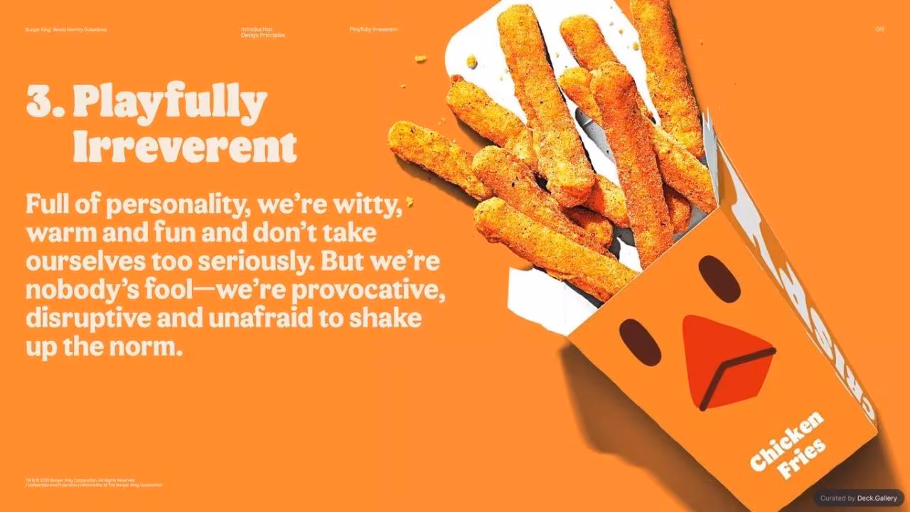 Burger King Brand Guidelines 2024, slide 17