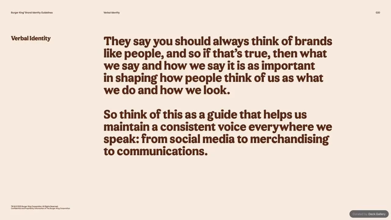 Burger King Brand Guidelines 2024, slide 20