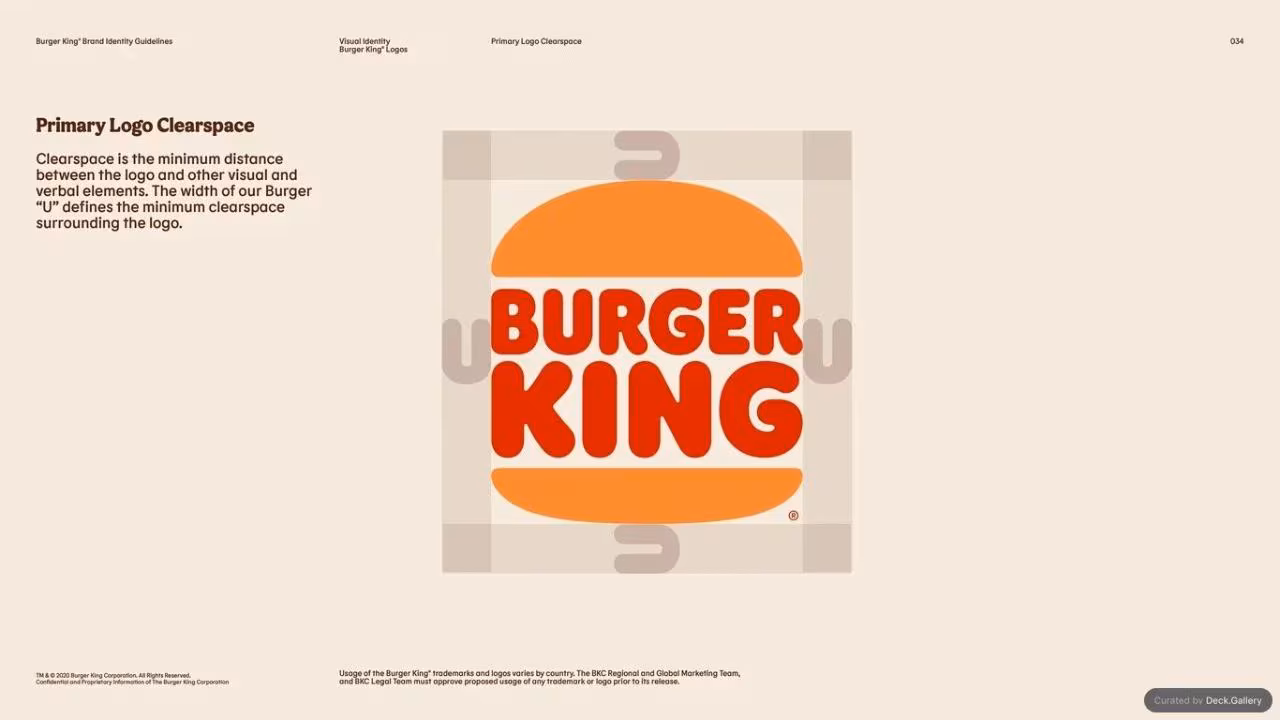 Burger King Brand Guidelines 2024, slide 34