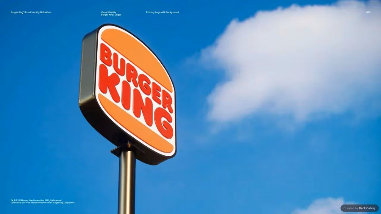 Burger King Brand Guidelines 2024, slide 36
