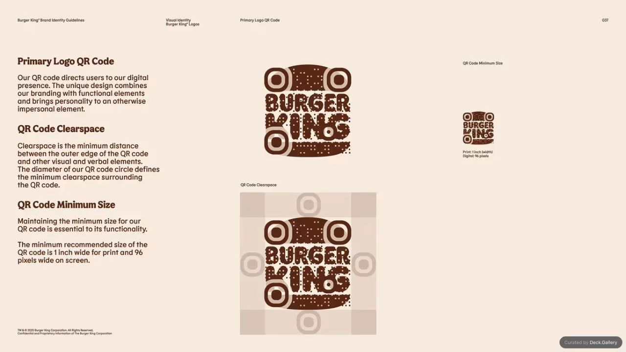 Burger King Brand Guidelines 2024, slide 37