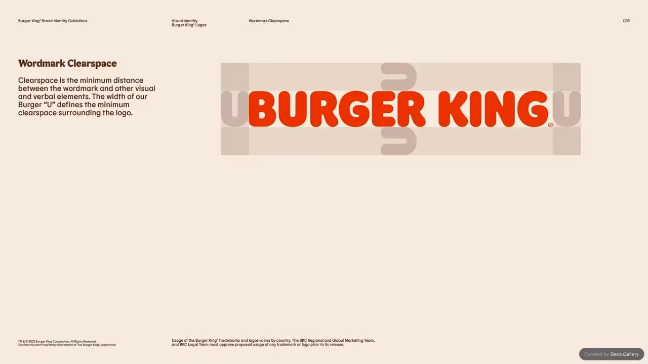 Burger King Brand Guidelines 2024, slide 39