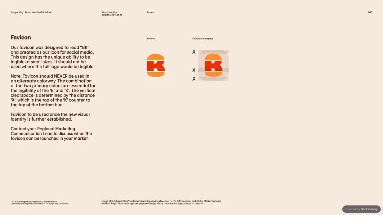 Burger King Brand Guidelines 2024, slide 43