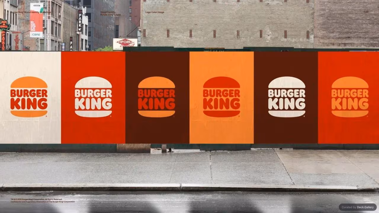Burger King Brand Guidelines 2024, slide 49
