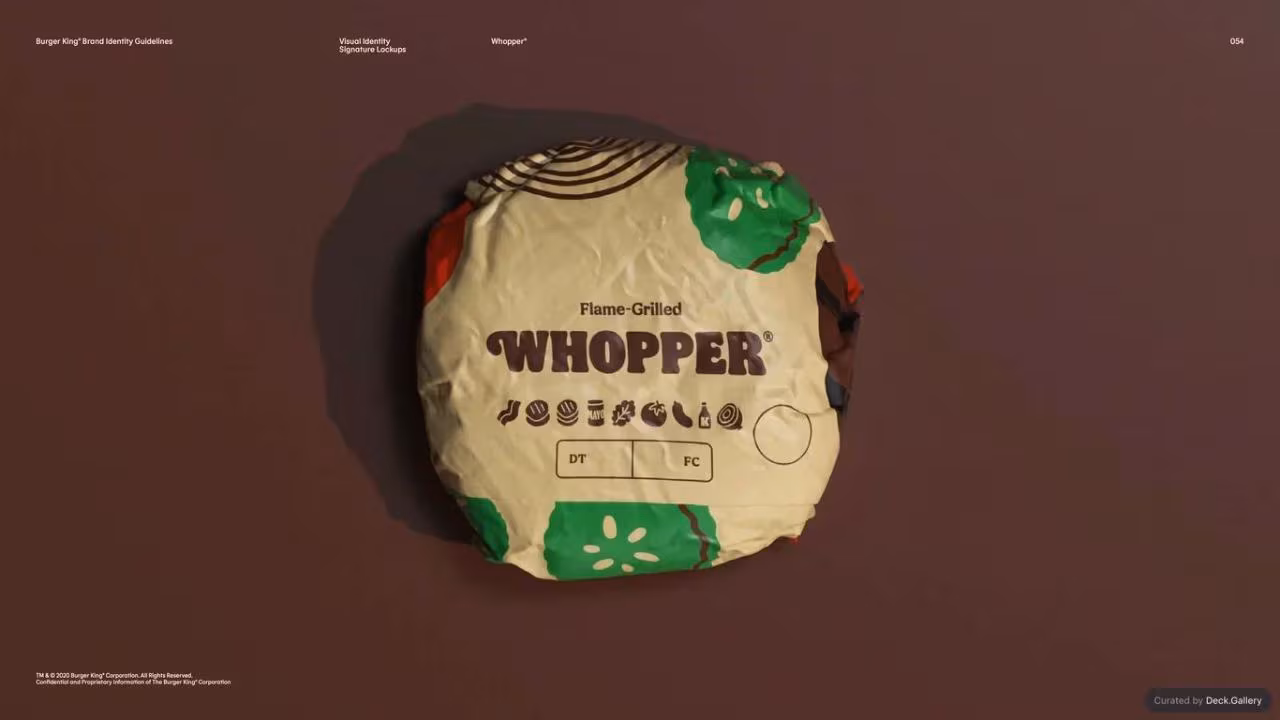 Burger King Brand Guidelines 2024, slide 54