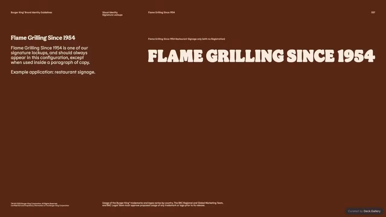 Burger King Brand Guidelines 2024, slide 57