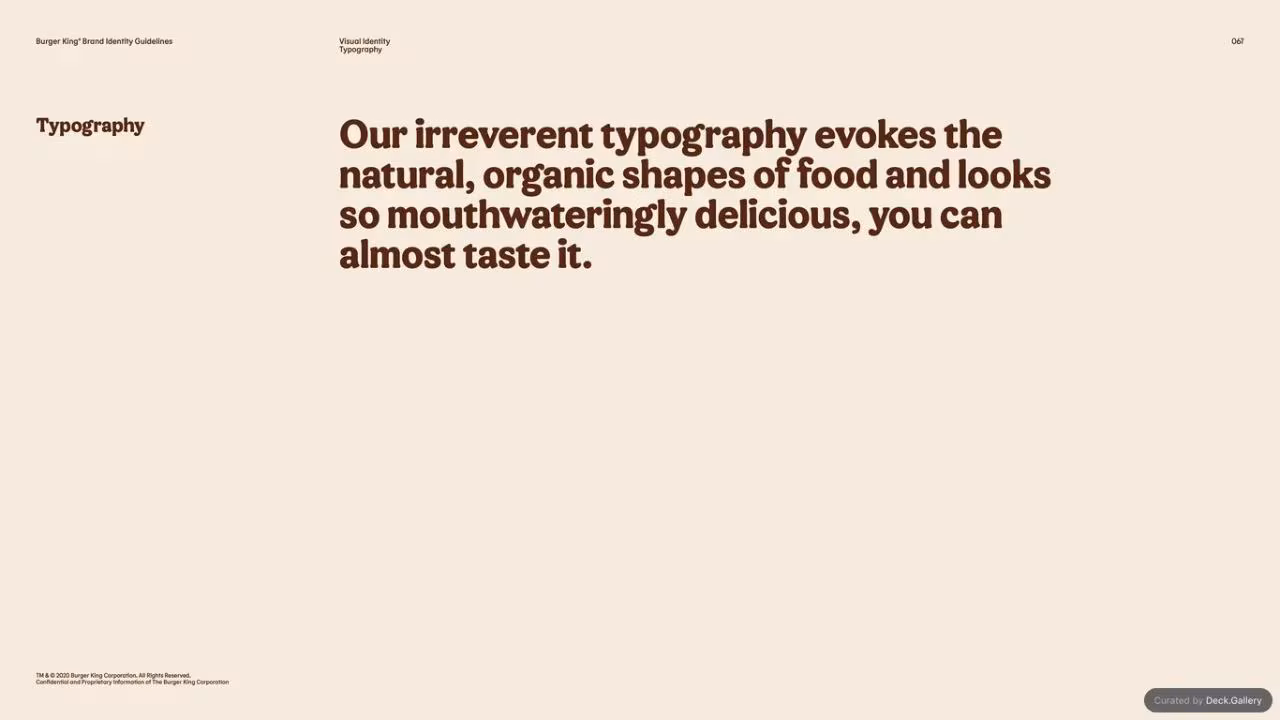 Burger King Brand Guidelines 2024, slide 67