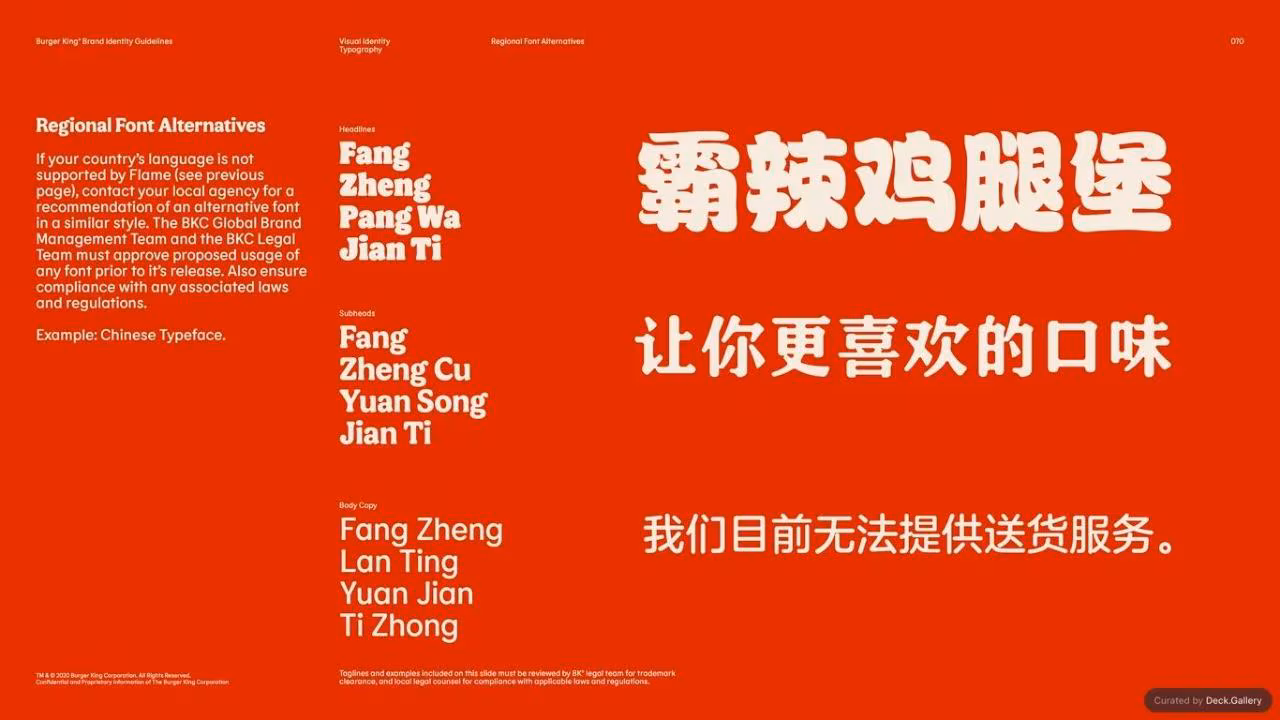 Burger King Brand Guidelines 2024, slide 70