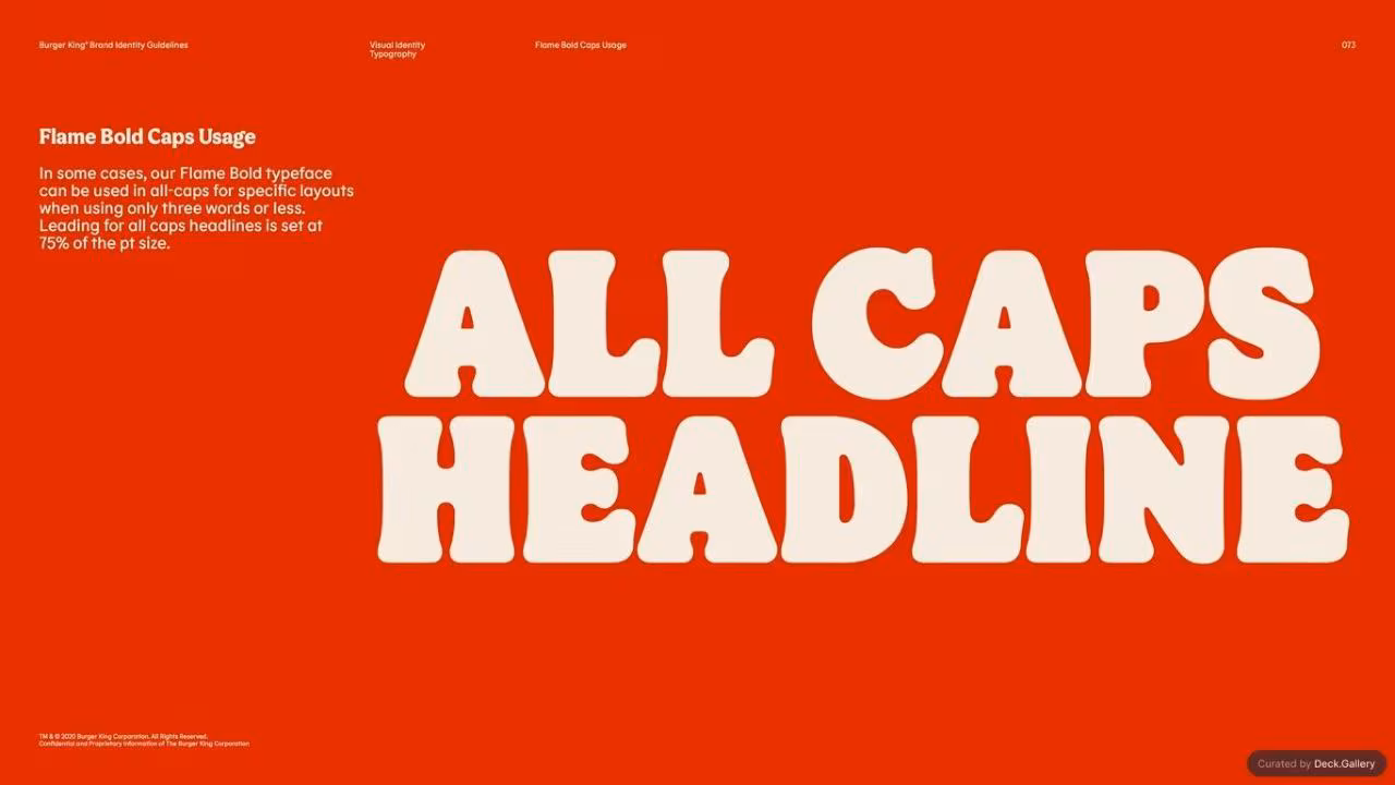 Burger King Brand Guidelines 2024, slide 73