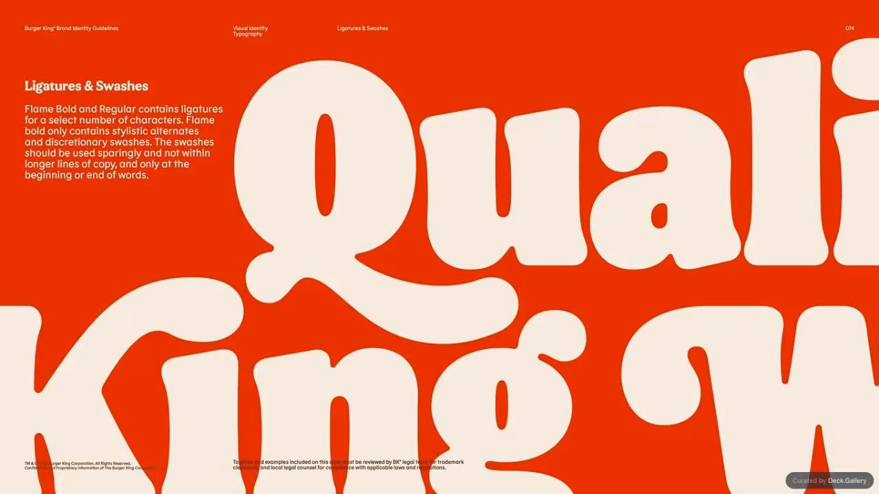 Burger King Brand Guidelines 2024, slide 74