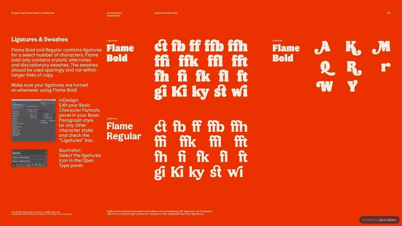 Burger King Brand Guidelines 2024, slide 75