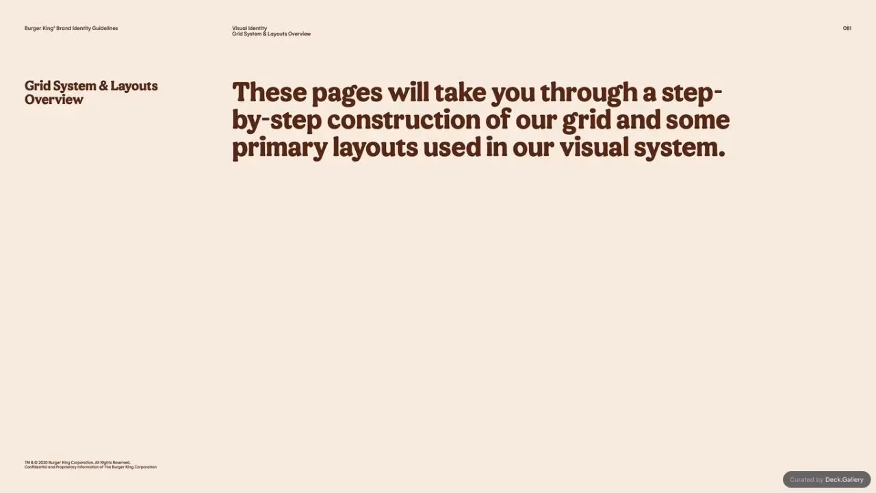 Burger King Brand Guidelines 2024, slide 81