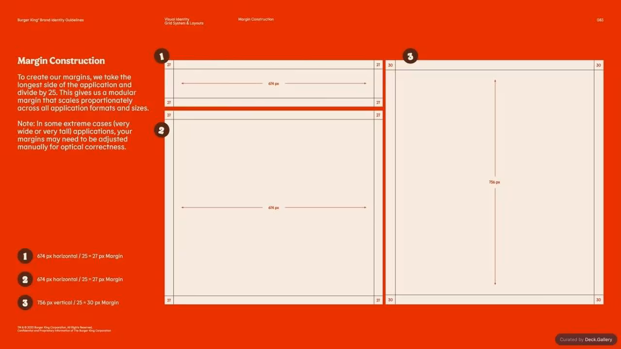 Burger King Brand Guidelines 2024, slide 83