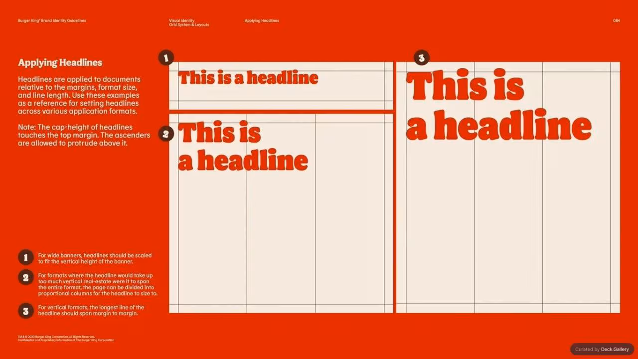Burger King Brand Guidelines 2024, slide 84