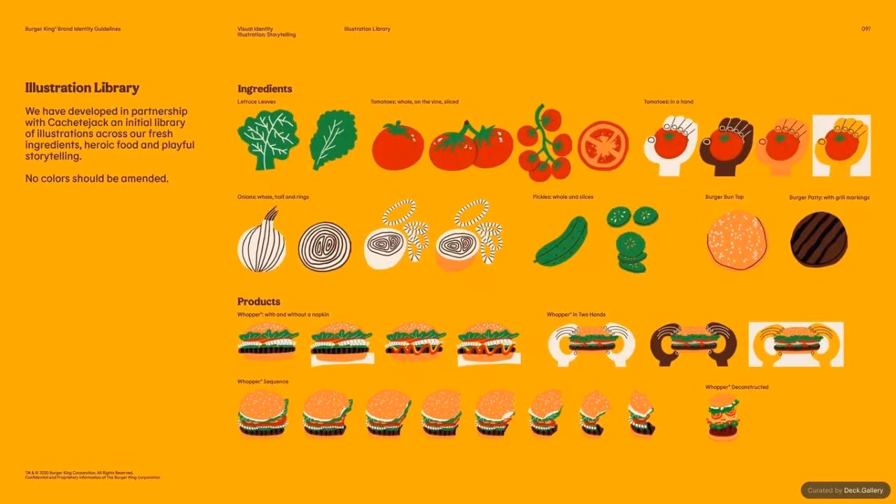 Burger King Brand Guidelines 2024, slide 97