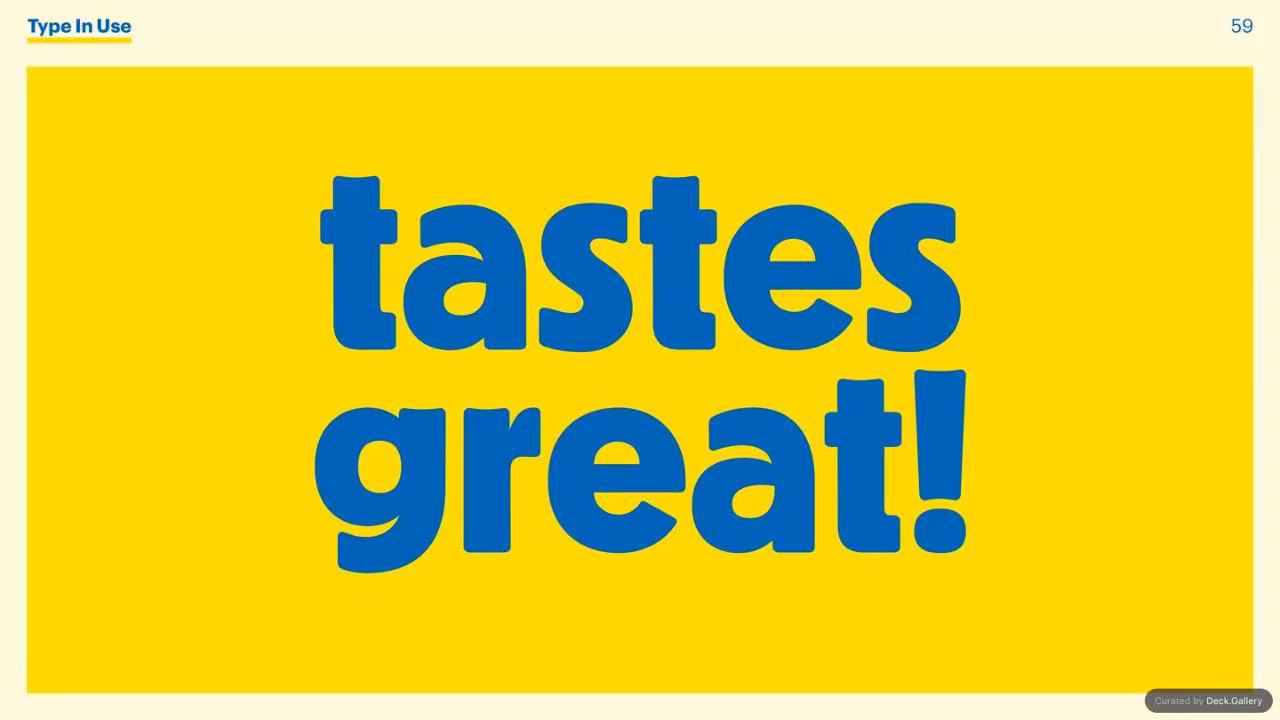 Chiquita Brand Typeface 2017, slide 55