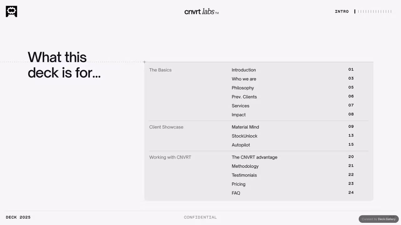 Cnvrt Labs Growth Report, slide 2