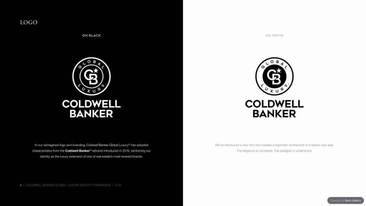 Coldwell Banker Identity Standards 2020, slide 6