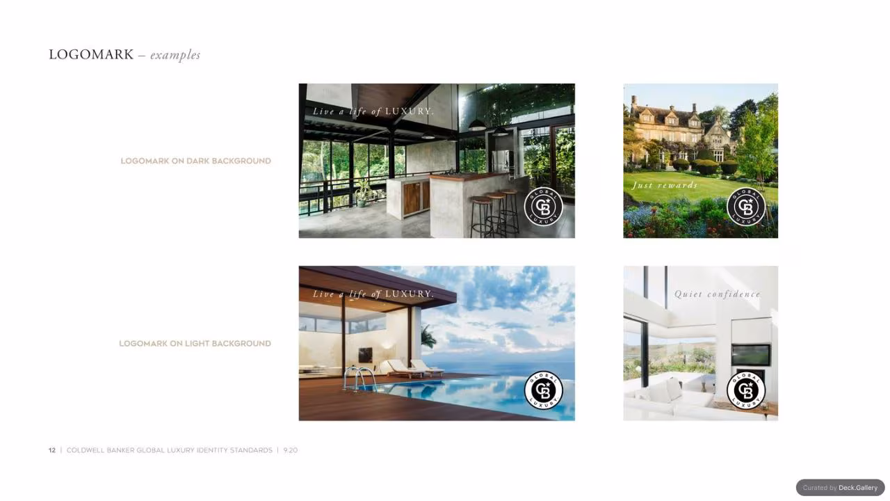 Coldwell Banker Identity Standards 2020, slide 12