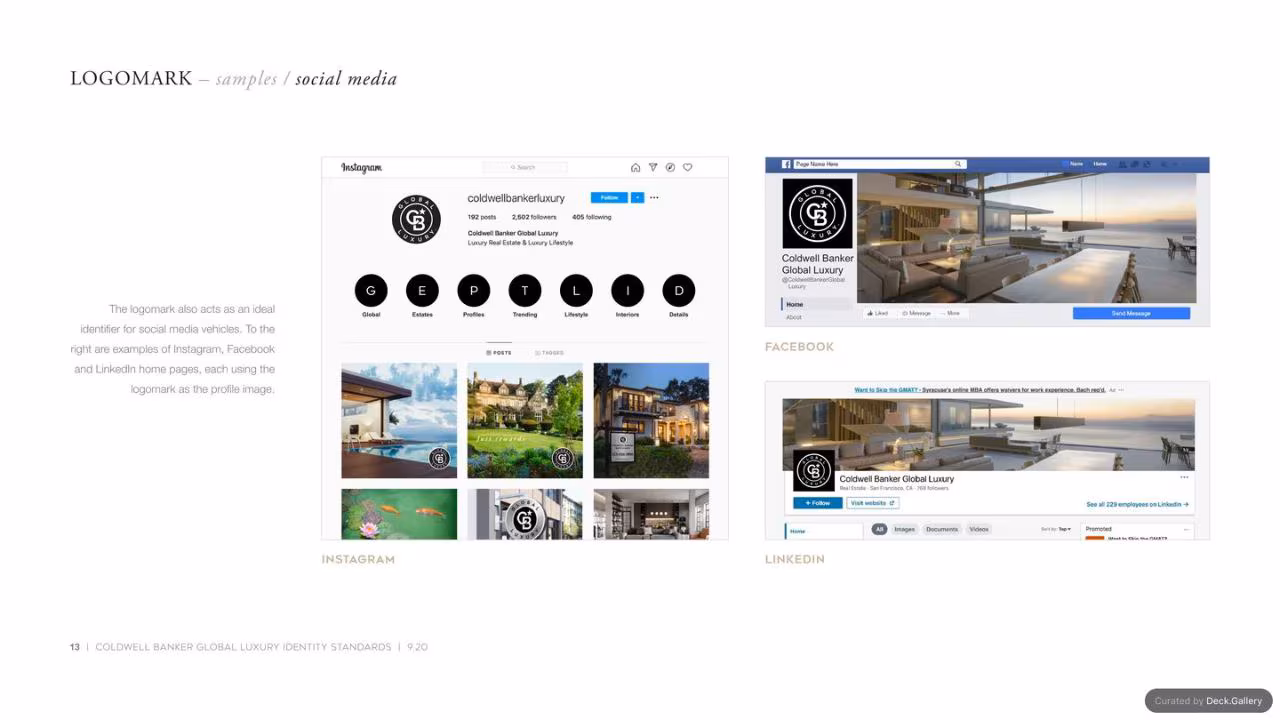 Coldwell Banker Identity Standards 2020, slide 13