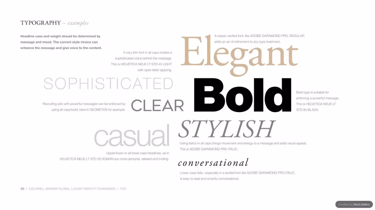 Coldwell Banker Identity Standards 2020, slide 20